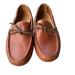 Cole Haan brown leather driving loafers men sz 9 moccasins slip on shoes classic